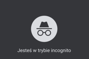 tryb incognito